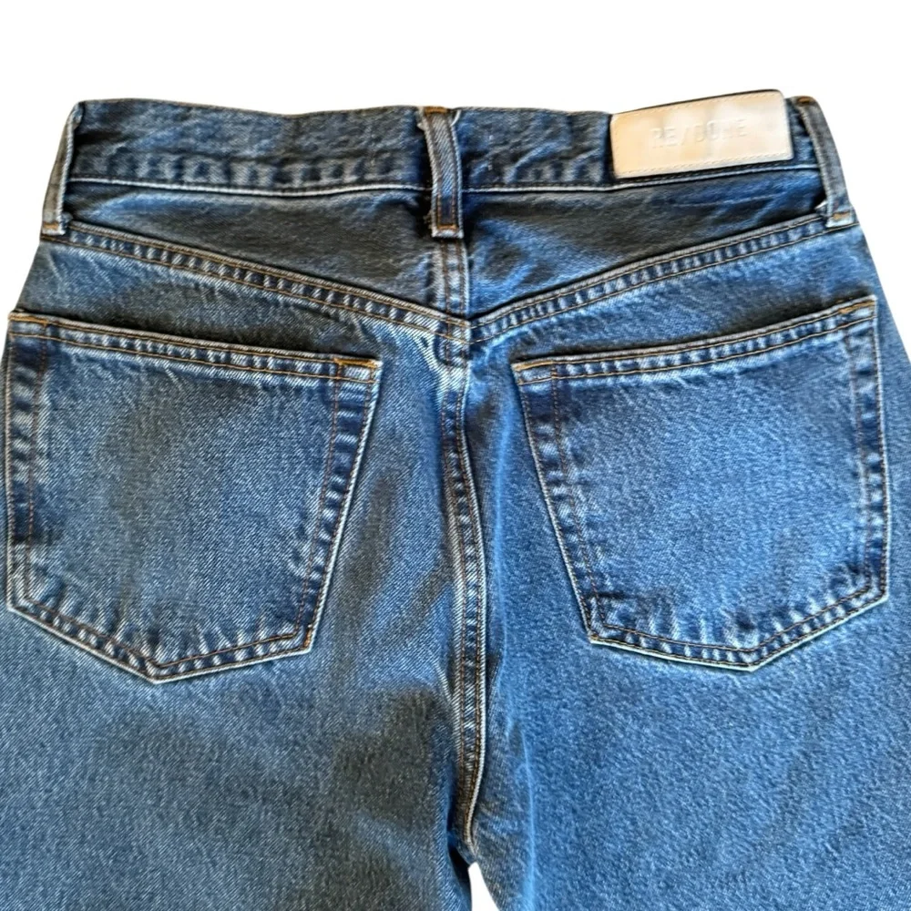 Re/Done 70S Stove Pipe Denim Age 20 Straight Blue Jeans Size 26